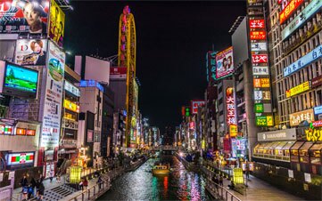 Osaka night life